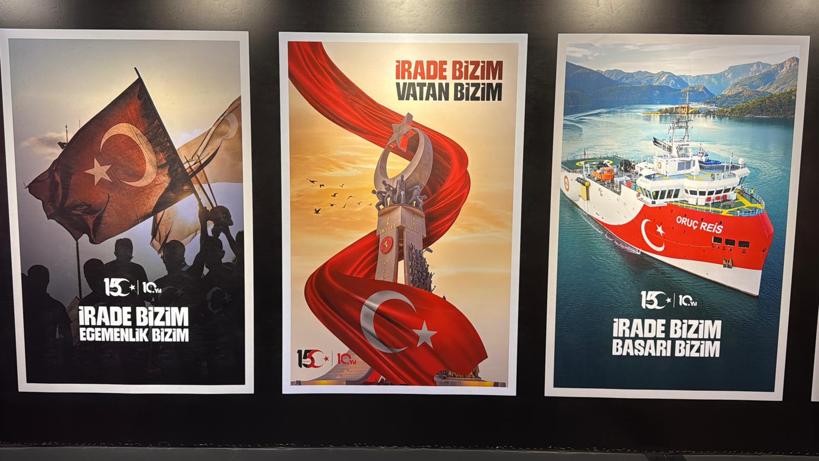 15 Temmuz anı çadırı ve fotoğraf sergisi açıldı