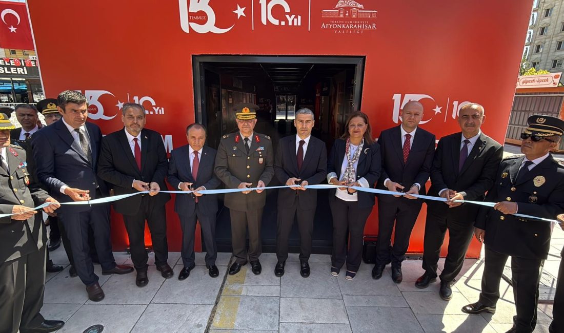 Afyonkarahisar'da 15 Temmuz Demokrasi ve Milli Birlik Günü etkinlikleri kapsamında