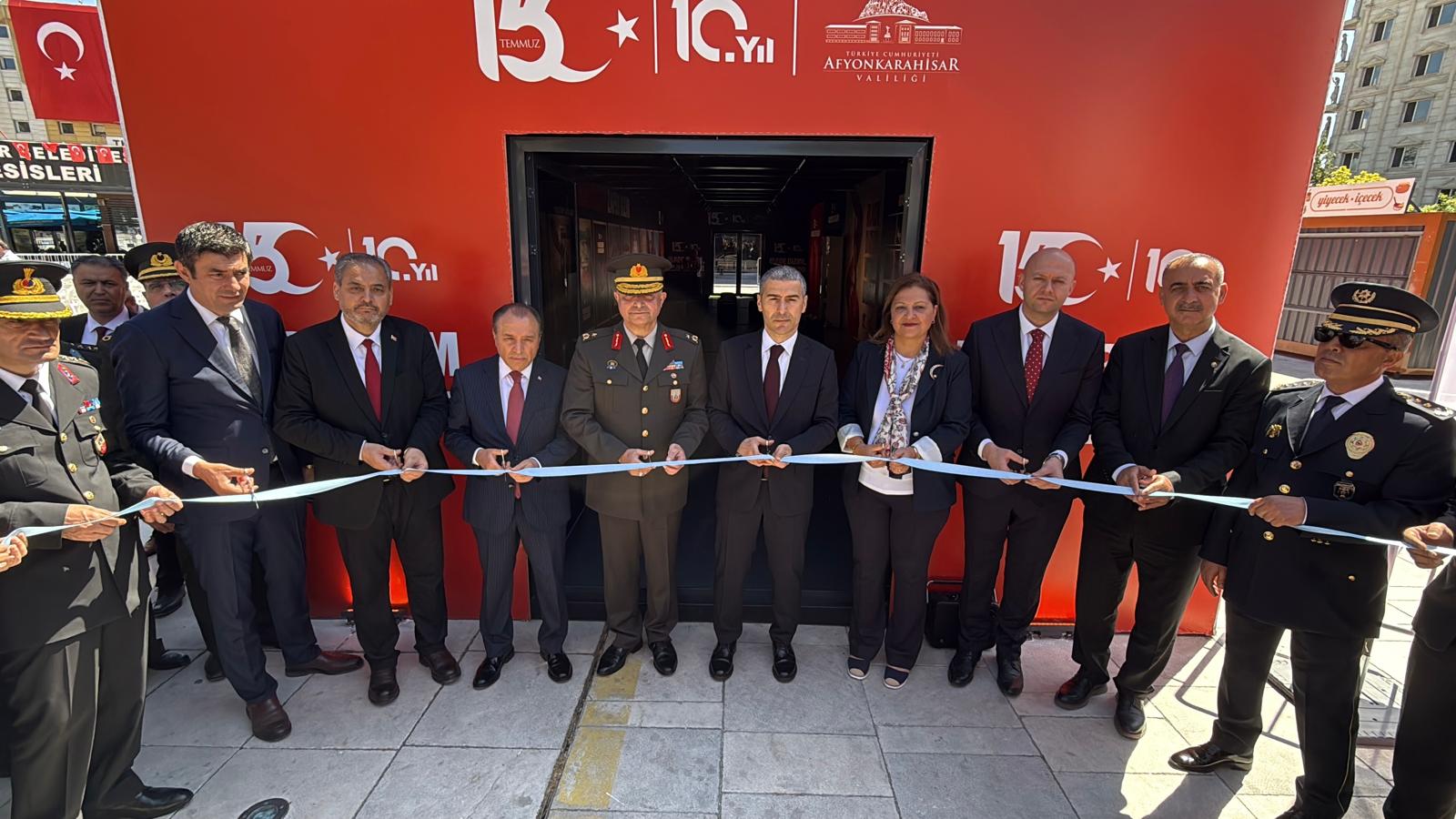 Afyonkarahisar'da 15 Temmuz Demokrasi ve Milli Birlik Günü etkinlikleri kapsamında