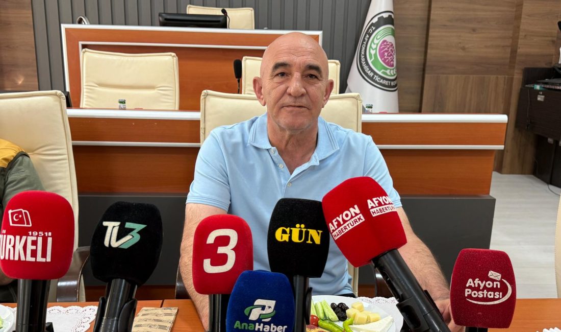Afyonkarahisar Ticaret Borsası (ATB) Yönetim Kurulu Başkanı Mehmet Mühsürler, yaklaşan