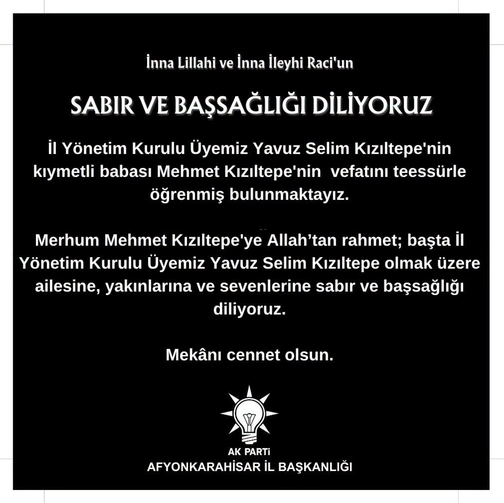 AK Parti'nin acı günü