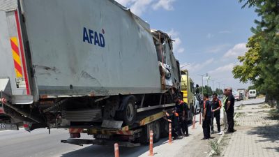 Afet ve Acil Durum Yönetimi Başkanlığı'na (AFAD) ait yardım malzemeleri