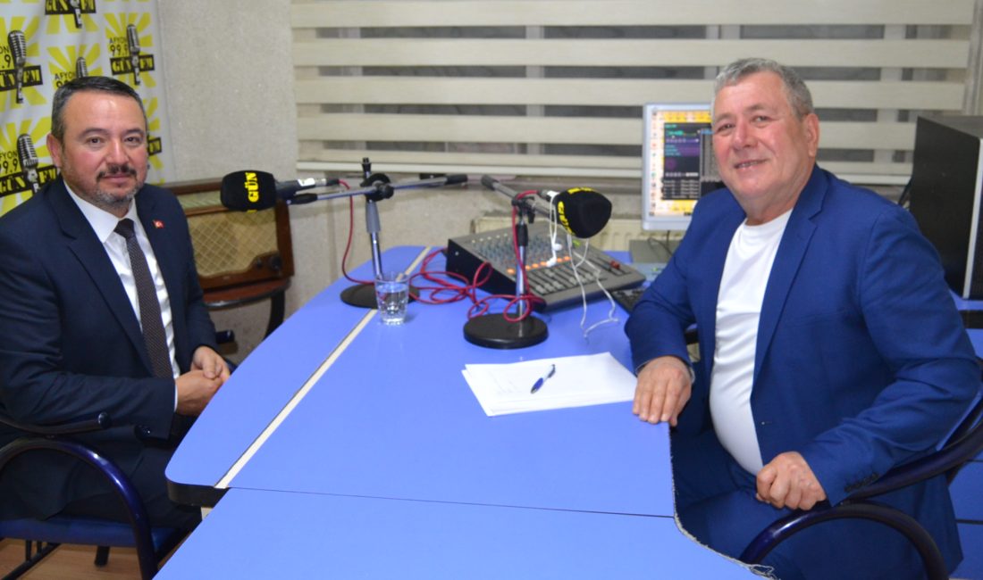 Sandıklı Belediye Başkanı Adnan Öztaş, Gün FM’de Gazeteci İsmail Akar’ın