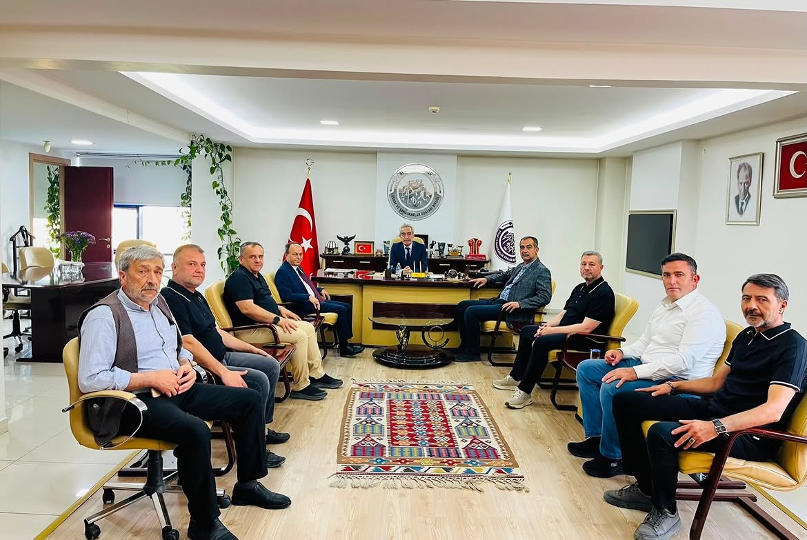 ATSO yönetiminden ESOB’a tebrik ziyareti 1 ATSO yönetiminden ESOB’a tebrik ziyareti