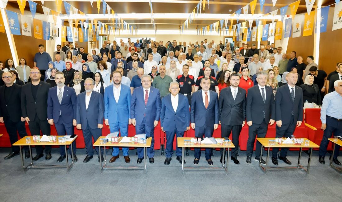 AK Parti Kayseri İl Başkanlığı tarafından Talas, Melikgazi ve Kocasinan