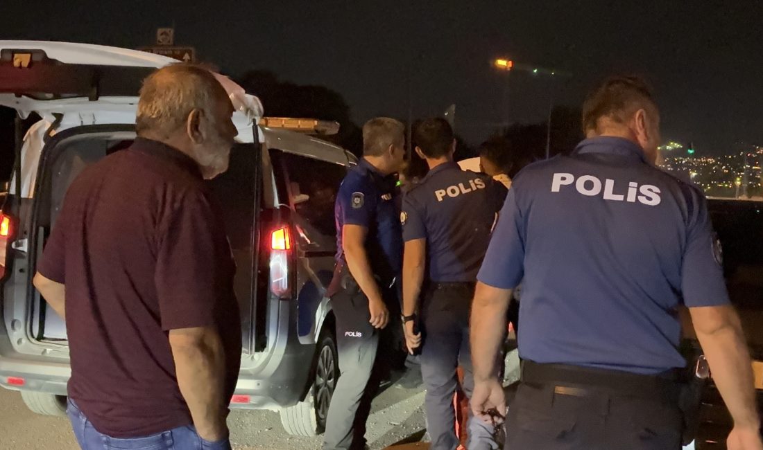 Kayseri'nin Melikgazi ilçesinde polis ekiplerinin ‘dur' ihtarına uymayan sürücü kısa
