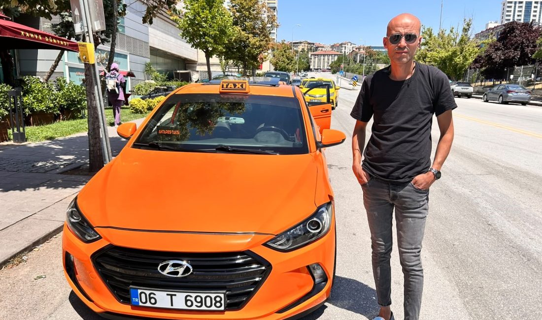 Ankara'da taksicilik yapan Adem Kaya, duraktan aldığı iki yolcunun Giresun'a