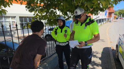 Zonguldak’ın Karadeniz Ereğli ilçesinde, sürücü belgesini aldığı gün yayaya yol