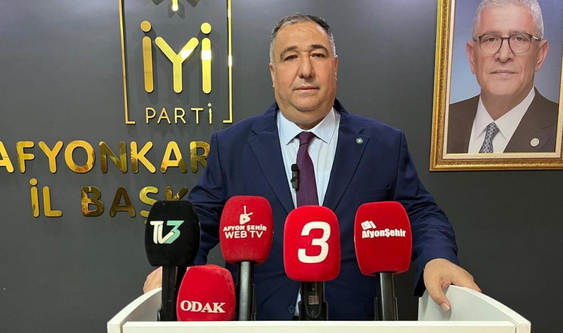 İYİ Parti Afyonkarahisar İl Başkanı Muhammet Mısırlıoğlu, “TÜİK'in Haziran ayı