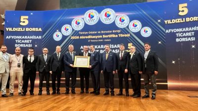 Afyonkarahisar Ticaret Borsası, üyelerine sunduğu hizmetlerin kalitesini yükseltme, kurumsal yapısını
