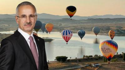 Ulaştırma ve Altyapı Bakanı Abdulkadir Uraloğlu, Türkiye'de sıcak hava balon