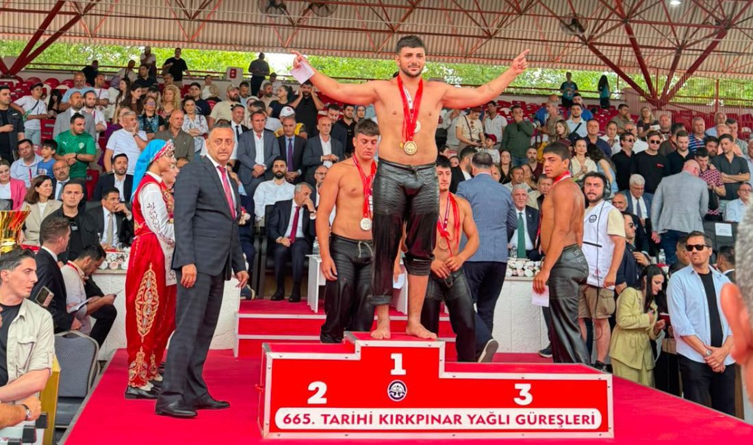 Afyonkarahisar Sporcu Eğitim Merkezi sporcusu Yiğit Aktaş, 665. Tarihi Kırkpınar