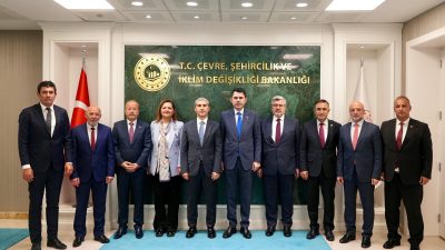 Afyonkarahisar Valisi Dr. Naci Aktaş başkanlığındaki heyet, Çevre, Şehircilik ve