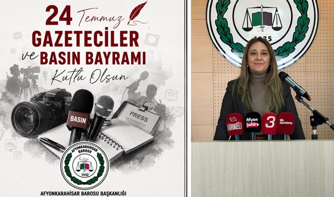Afyonkarahisar Baro Başkanı Avukat M. İpek Yılmaz Göktürk, 24 Temmuz