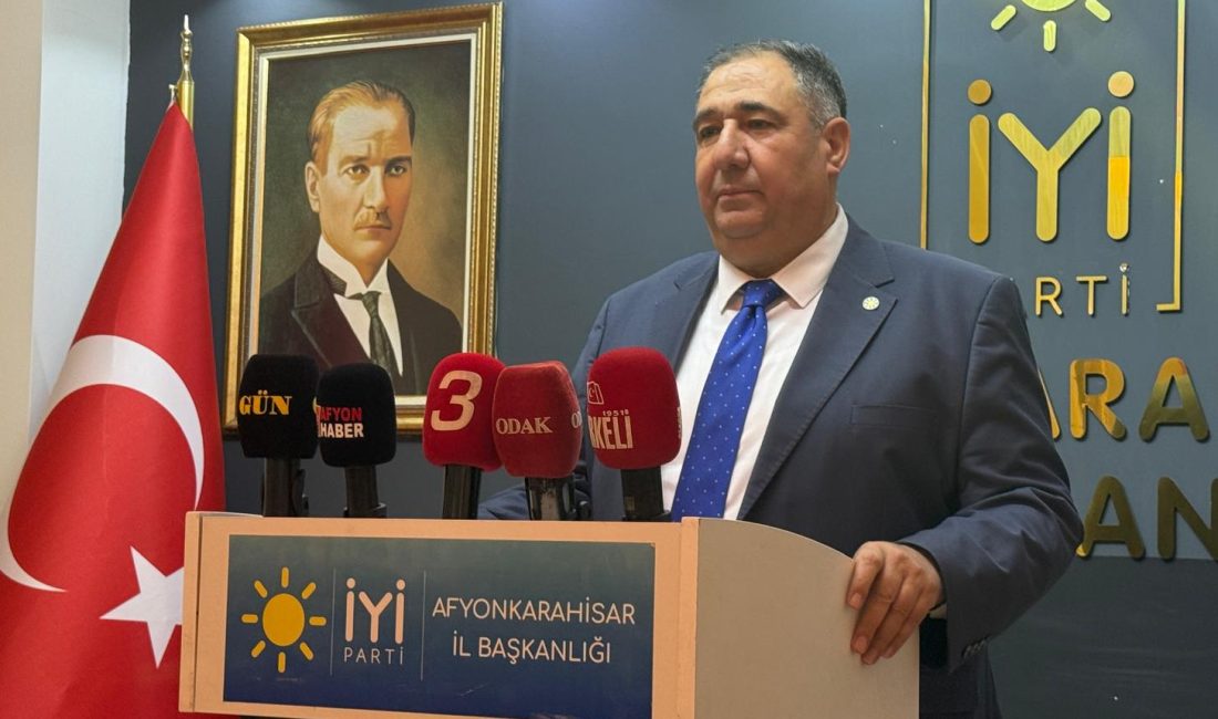 İYİ Parti Afyonkarahisar İl Başkanlığı tarafından haftalık olan basın toplantısı