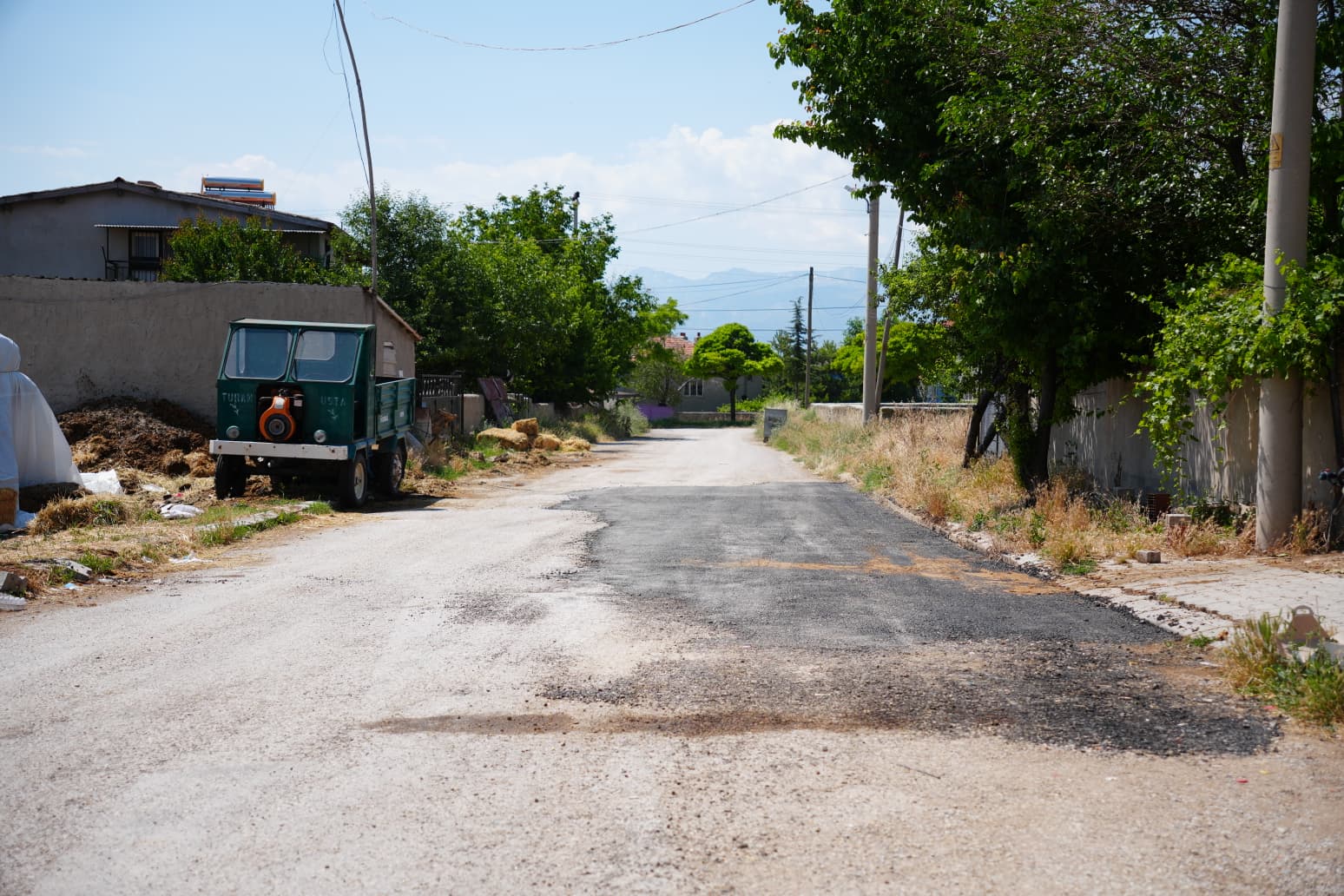Müslümana Mahallesi'nde yollar yenileniyor