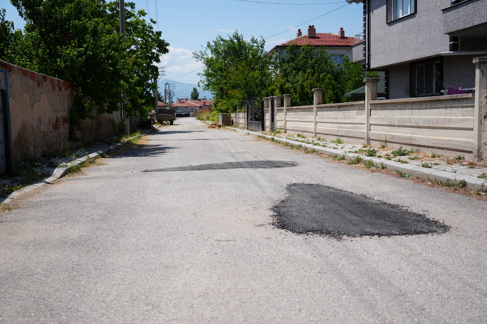 Müslümana Mahallesi'nde yollar yenileniyor