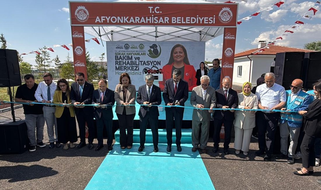 Afyonkarahisar Belediyesi tarafından yapımı tamamlanan Sokak Hayvanları Bakım ve Rehabilitasyon