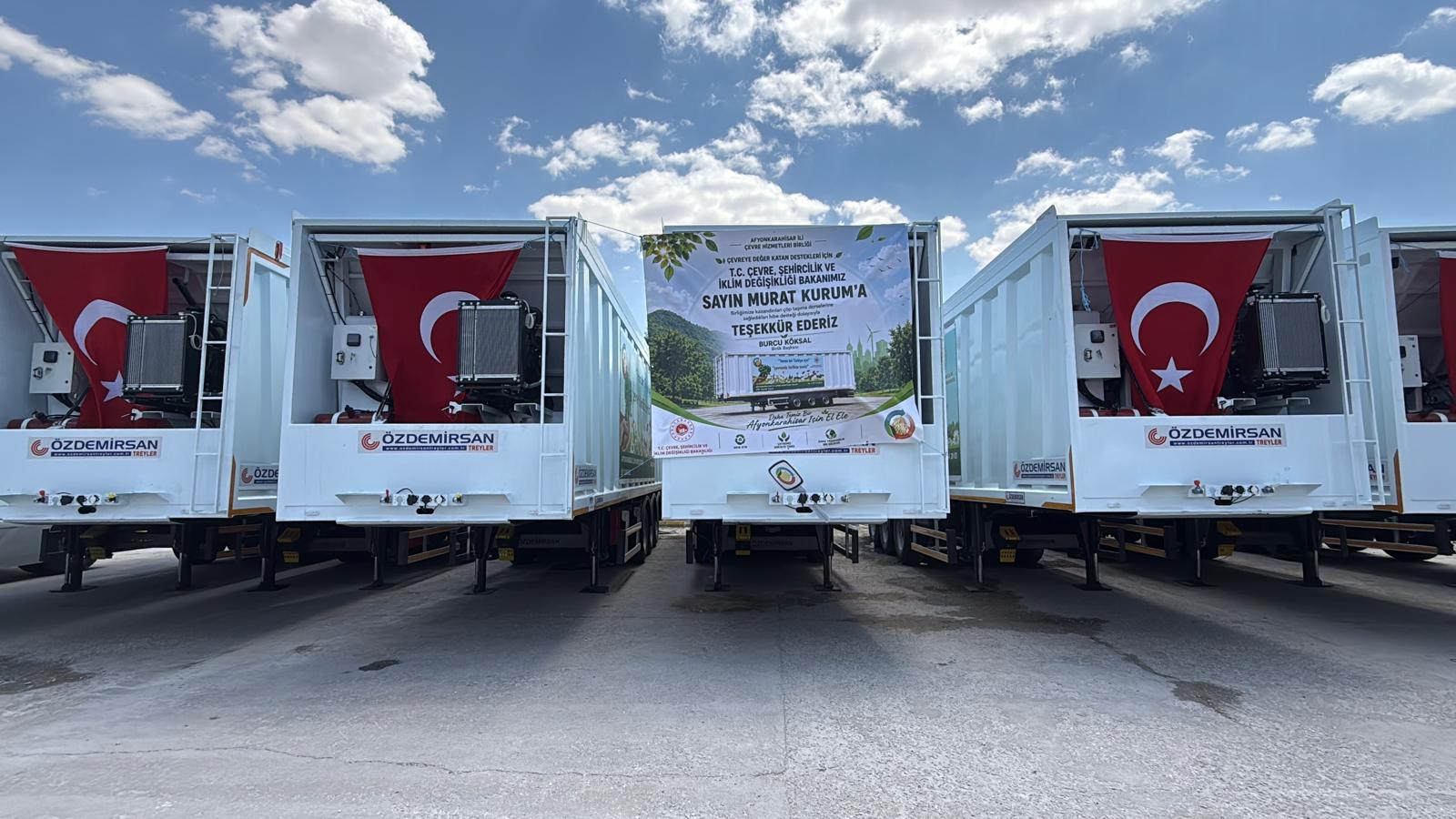 Çevre Hizmetleri’ne 8 yeni araç takviyesi
