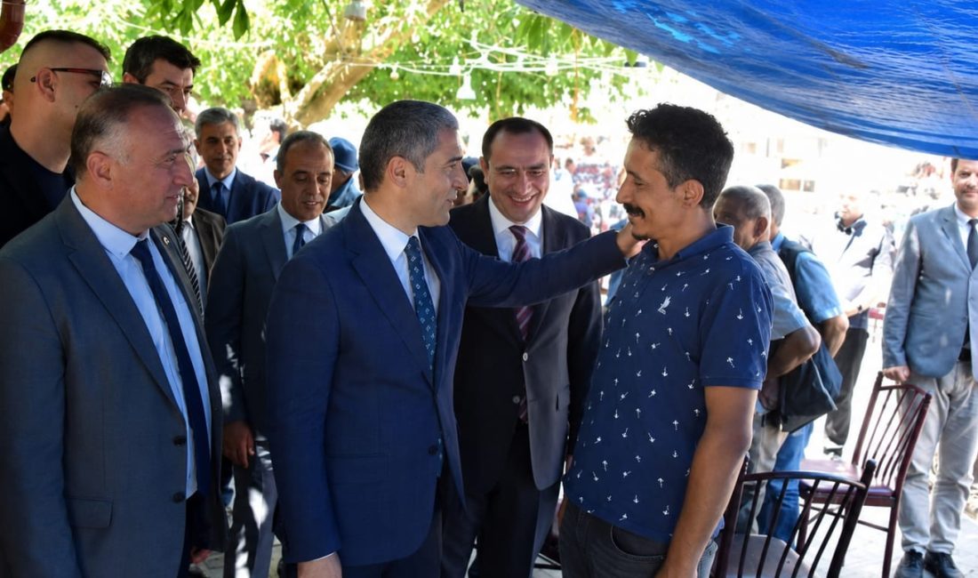 Afyonkarahisar Valisi Naci Aktaş’ın Çay ziyareti sırasında Eber Gölü’nün geleceği