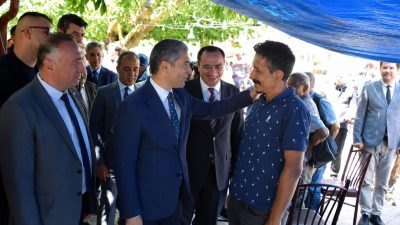 Afyonkarahisar Valisi Naci Aktaş’ın Çay ziyareti sırasında Eber Gölü’nün geleceği