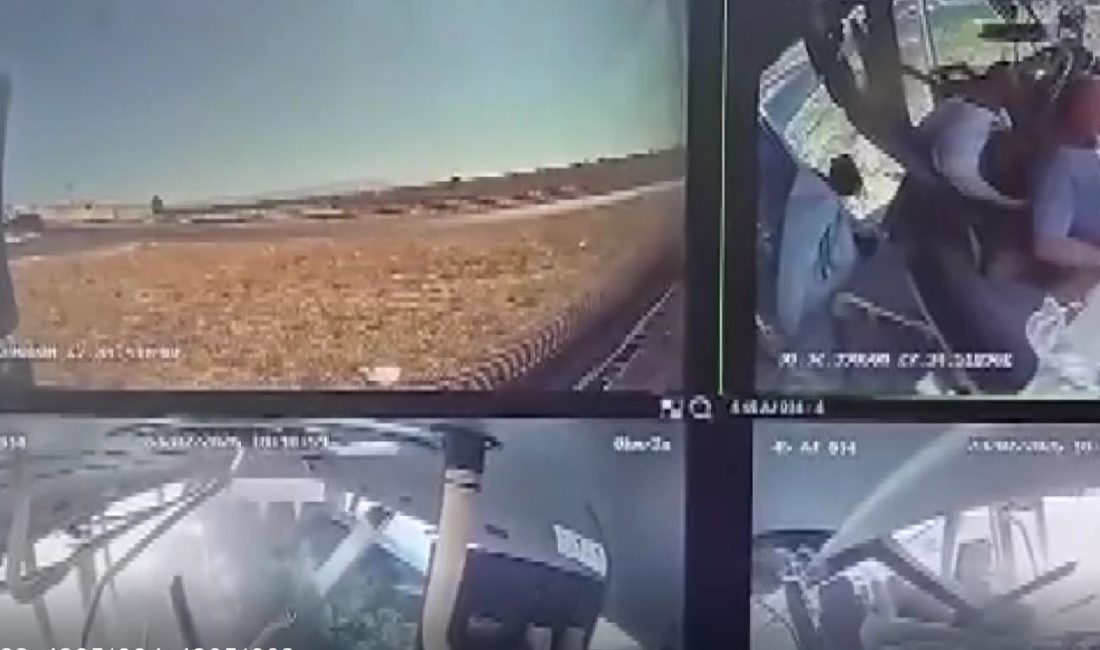 Manisa'nın Şehzadeler ilçesinde özel halk midibüsüyle panelvanın çarpışması sonucu 1
