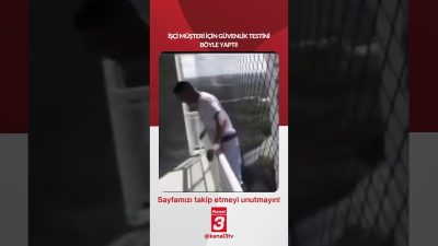 İşçi müşteri için güvenlik testini böyle yaptı! 📶https://kanal3.com.tr/ Sosyal Medya