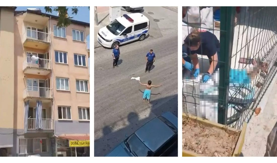 Denizli'nin Pamukkale ilçesinde psikolojik sorunlar yaşadığı öne sürülen bir kadın