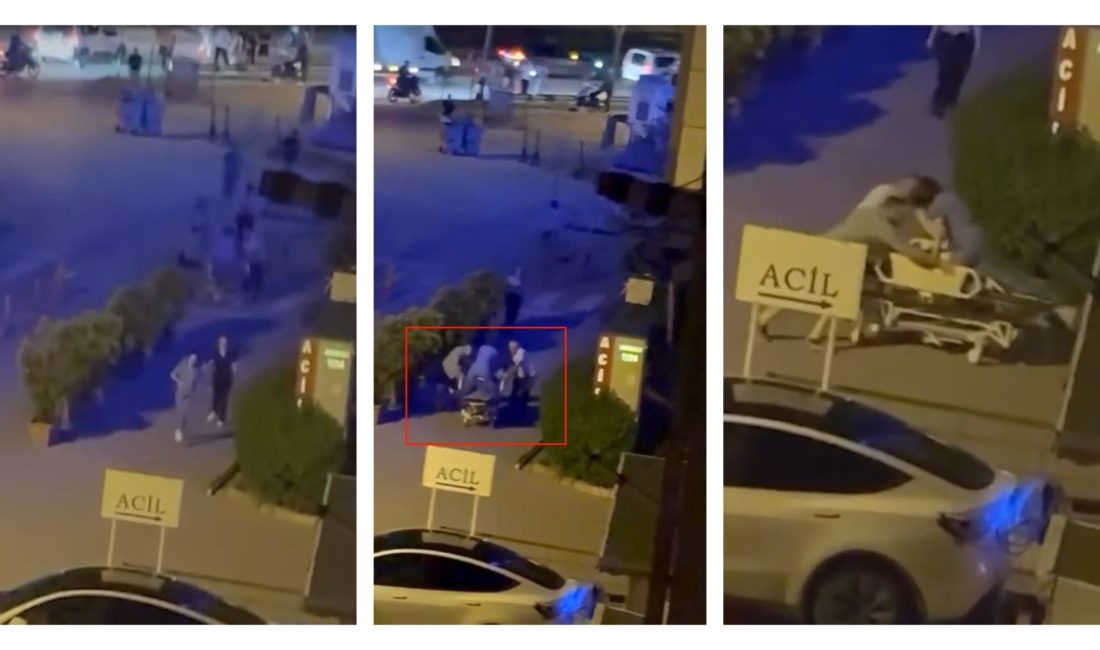 Bursa'da özel bir hastanenin acil servisinde görevli kadın doktor, hastane