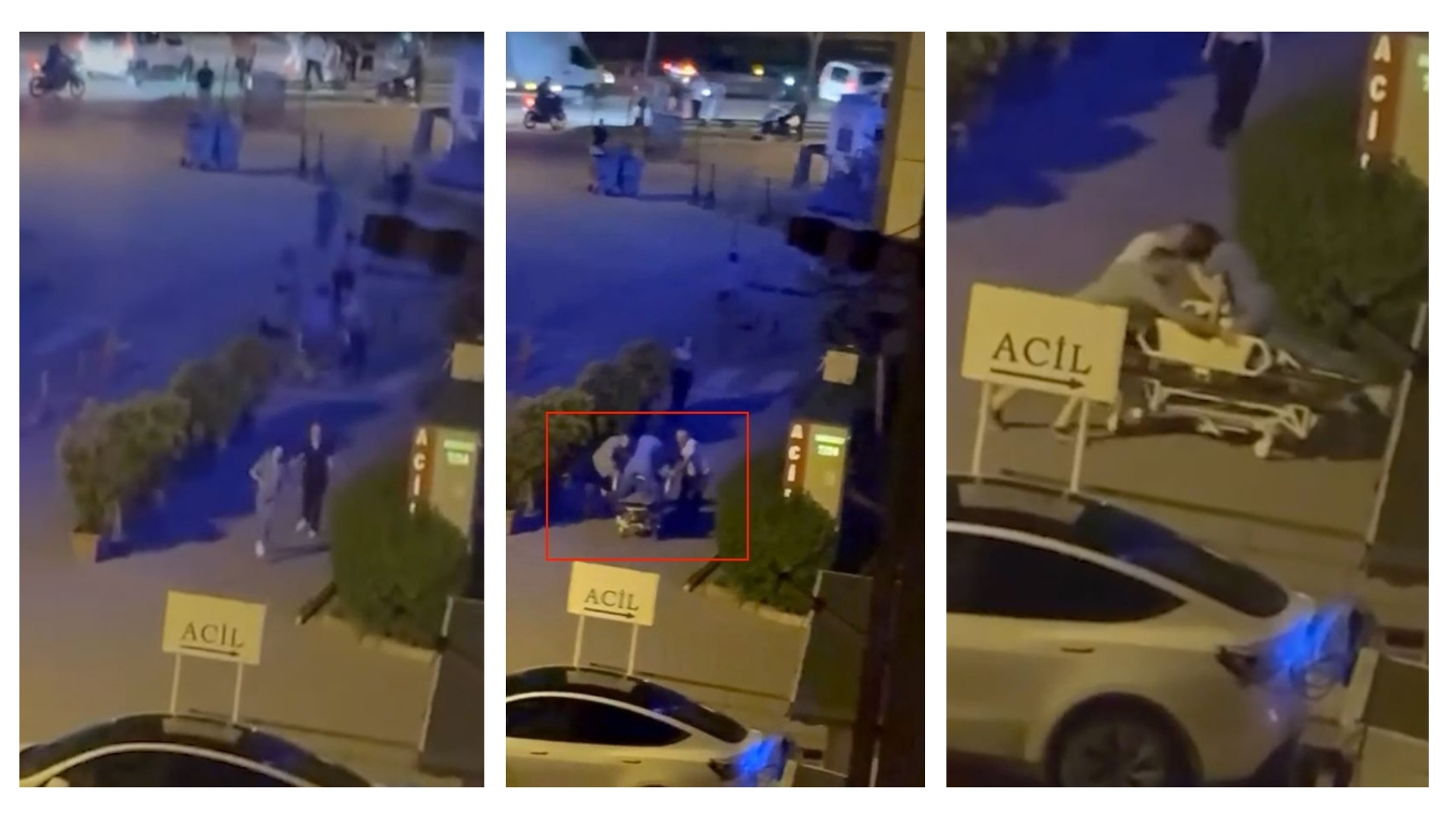 Bursa'da özel bir hastanenin acil servisinde görevli kadın doktor, hastane