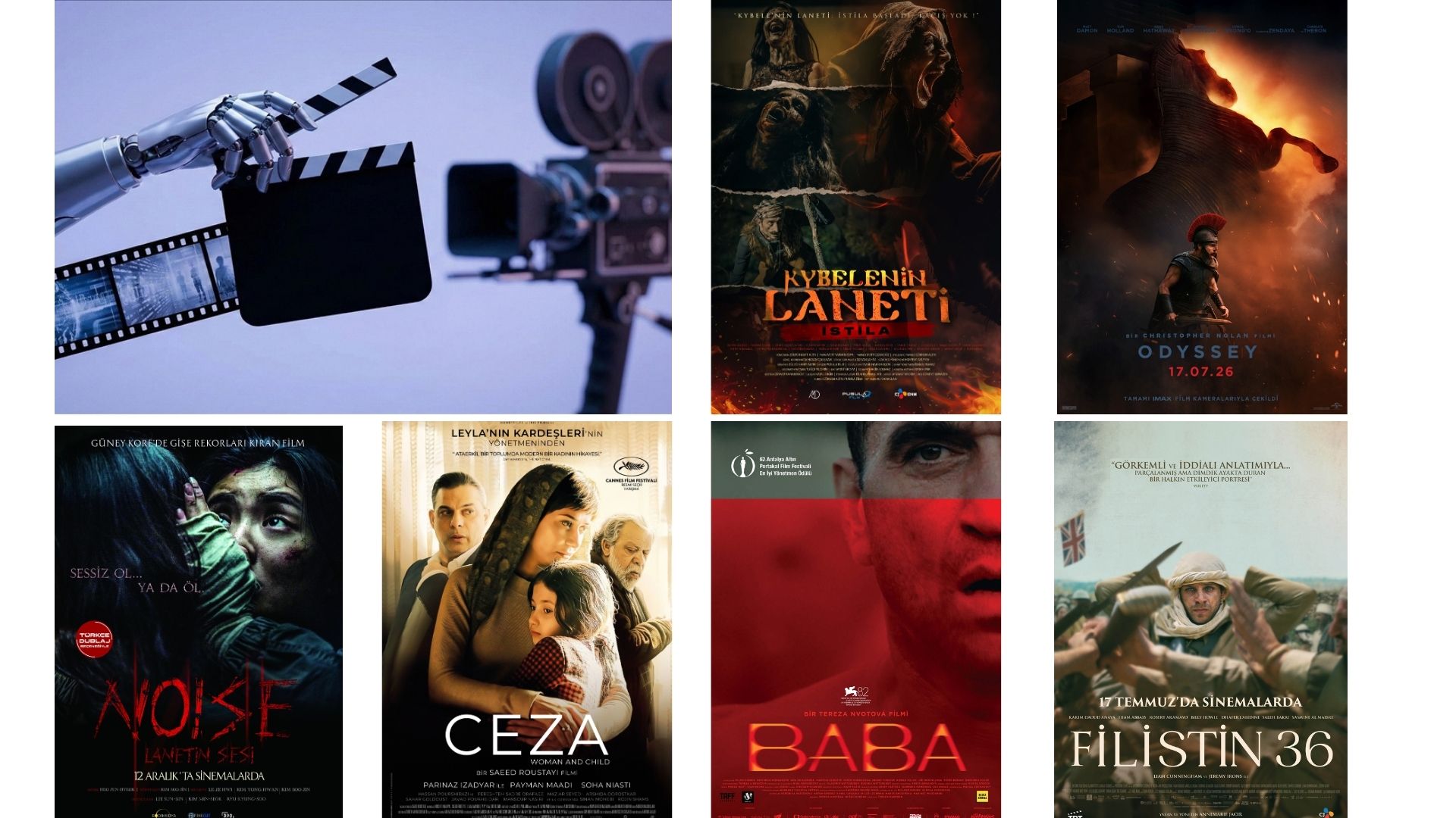 Bu hafta sinemalara 6 yeni film geldi.