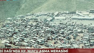 Şırnak'ın Cizre ilçesinde vatandaşlar, Hz. Nuh'un gemisinin karaya oturduğuna inanılan