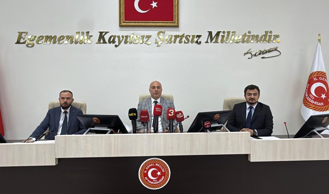 Afyonkarahisar İl Genel Meclisi Temmuz Ayı Toplantıları’nın ilk oturumu yapıldı.