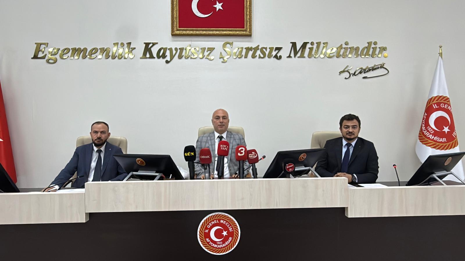 Afyonkarahisar İl Genel Meclisi Temmuz Ayı Toplantıları’nın ilk oturumu yapıldı.