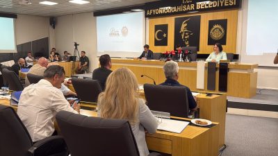 Afyonkarahisar Belediye Meclisi, temmuz ayı olağan toplantısını Belediye Başkanı Vekili