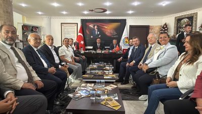 Afyonkarahisar'da temaslarını sürdüren İyi Parti Genel Merkez heyeti, Dereçine'nin ardından