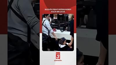 Bulduğu fırsatı değerlendiren küçük bir çocuk… 📶https://kanal3.com.tr/ Sosyal Medya Hesaplarımızı