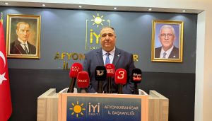 İYİ Parti Afyonkarahisar İl Başkanı Muhammet Mısırlıoğlu, Kıbrıs meselesine ilişkin