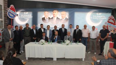 Milliyetçi Hareket Partisi Çay İlçe Başkanlığı15. Olağan Kongresi Çağlayan Parkta