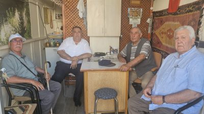 İYİ Parti Afyonkarahisar İl Başkanı Muhammet Mısırlıoğlu, İl Sekreteri Şaban