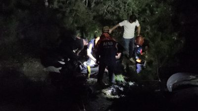 Kütahya-Afyonkarahisar kara yolunda otomobil ile motosikletin çarpışması sonucu meydana gelen