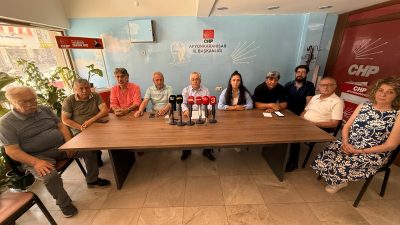 CHP Merkez Yönetim Kurulu tarafından görevden alınan CHP Afyonkarahisar İl