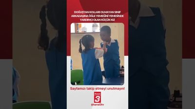Kanal 3Çar, Temmuz 22, 2026 12:00pmURL:Embed:Doğuştan kolları olmayan sınıf arkadaşına