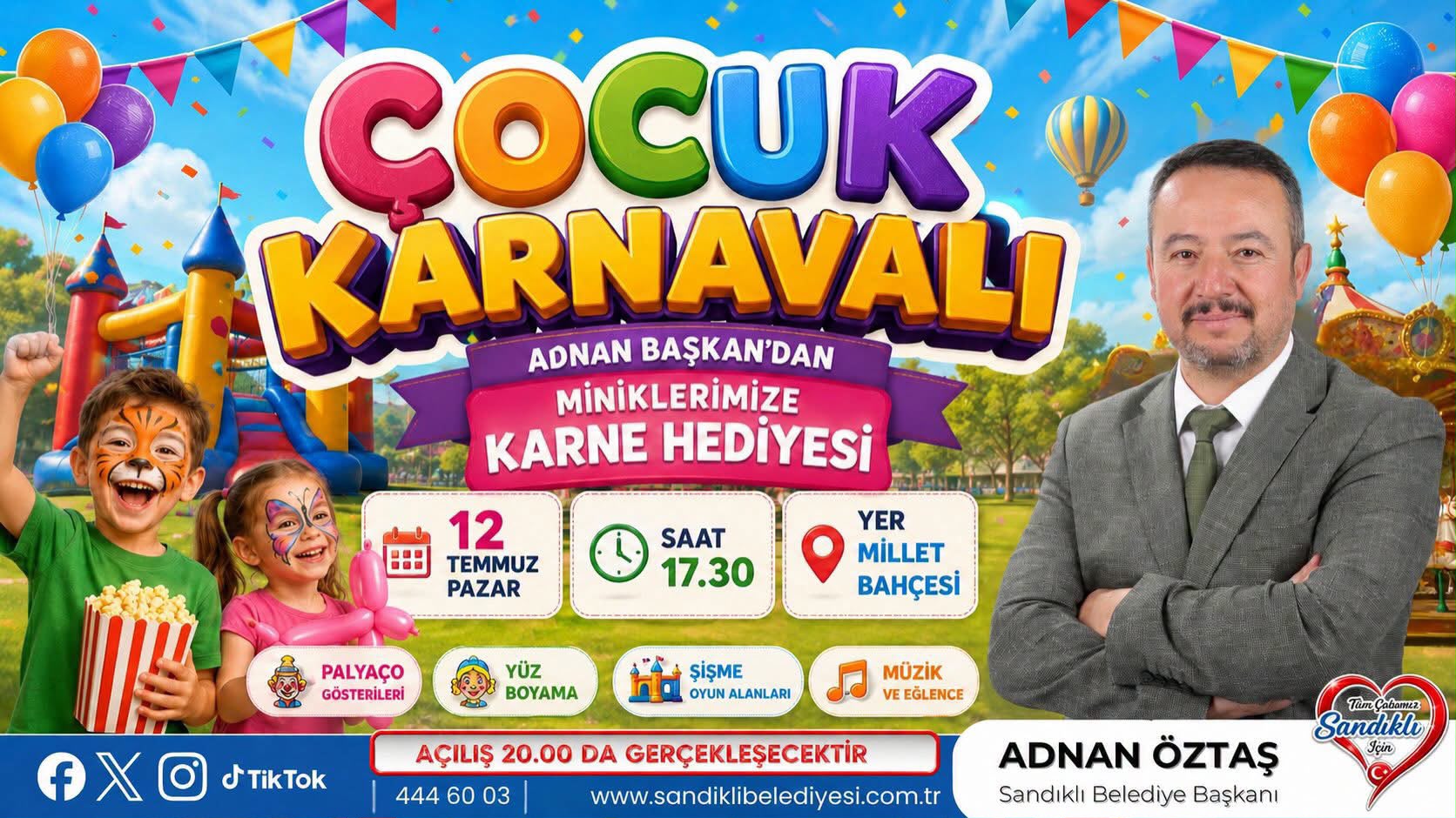 Sandıklı Belediye Başkanı Adnan Öztaş'ın karne döneminde verdiği söz hayata