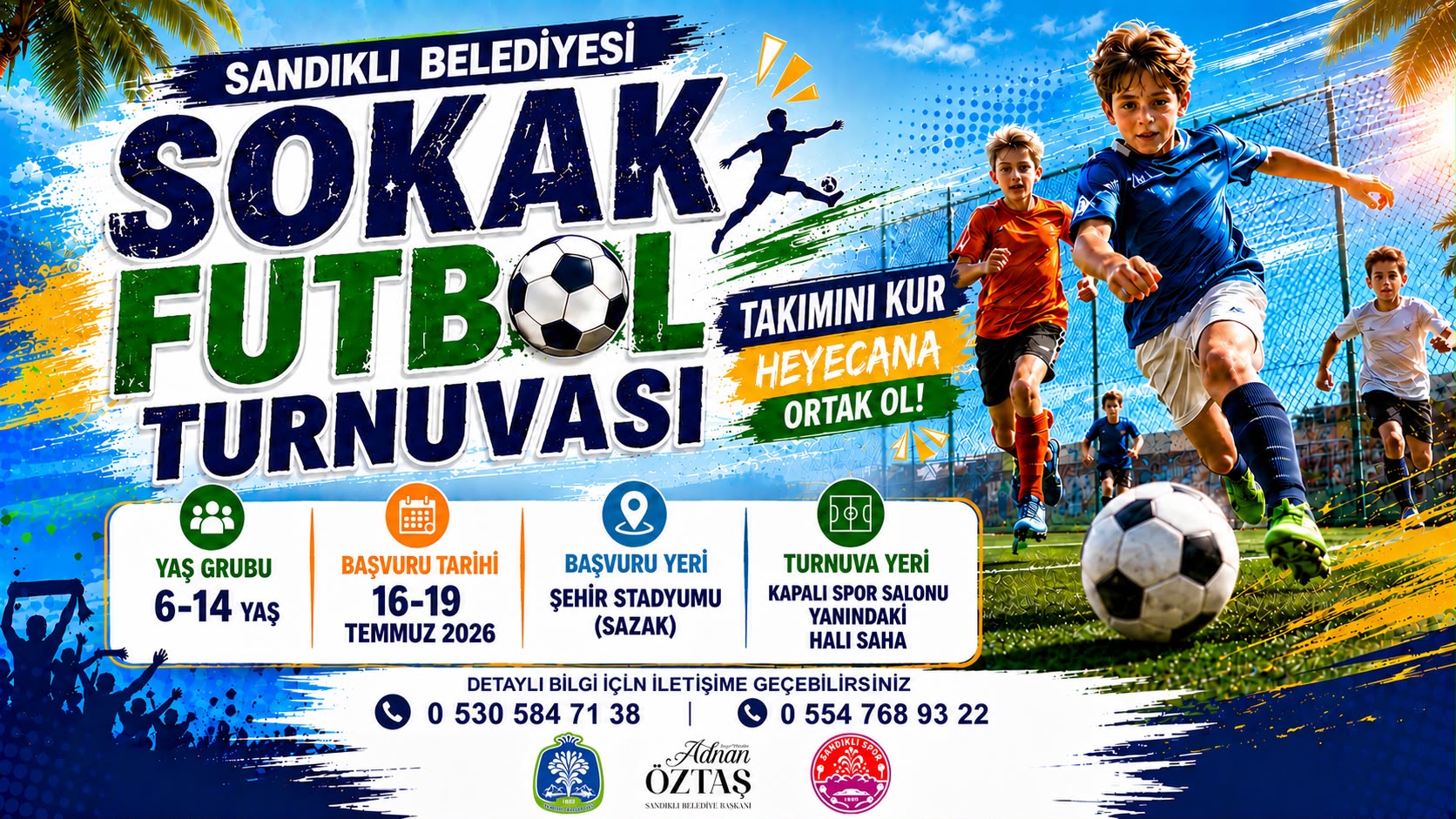 Sandıklı'da sokak futbolu heyecanı başlıyor 1 Sandıklı'da sokak futbolu heyecanı başlıyor
