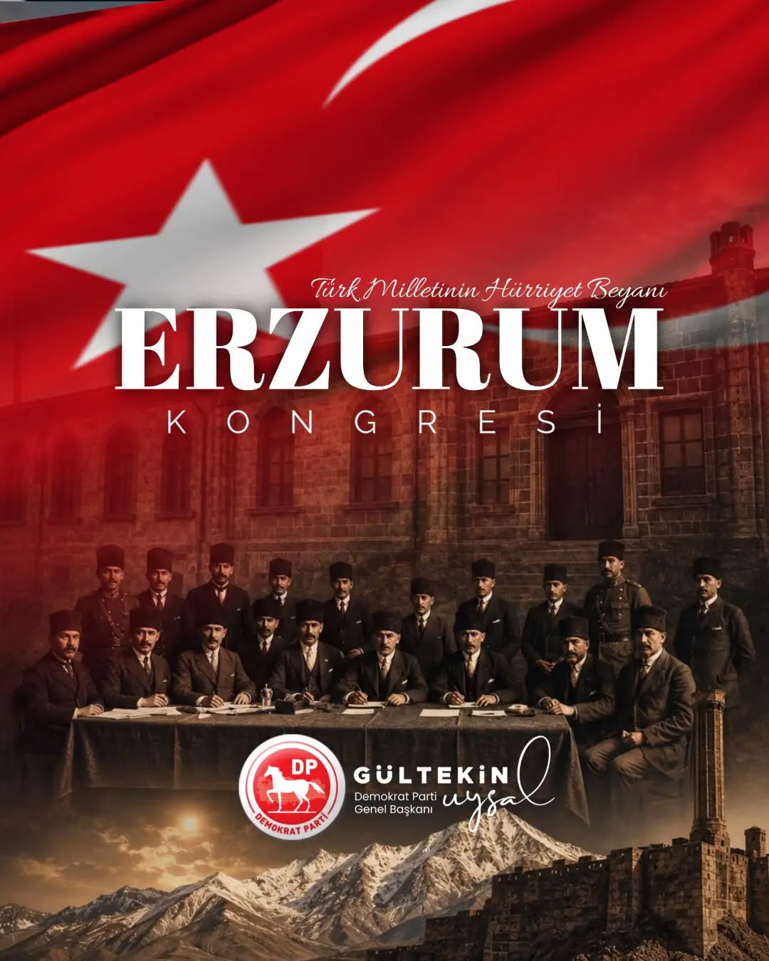 Uysal'dan Erzurum Kongresi mesajı