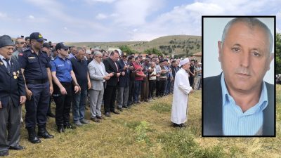 İzmir'de vefat eden Kıbrıs gazisi Afyonkarahisar'da gerçekleştirilen askeri törenin ardından