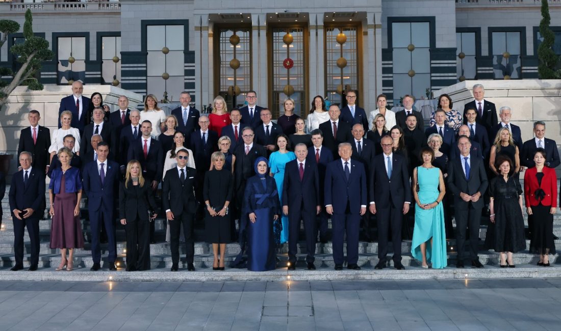 Cumhurbaşkanı Recep Tayyip Erdoğan ve eşi Emine Erdoğan, NATO Zirvesi