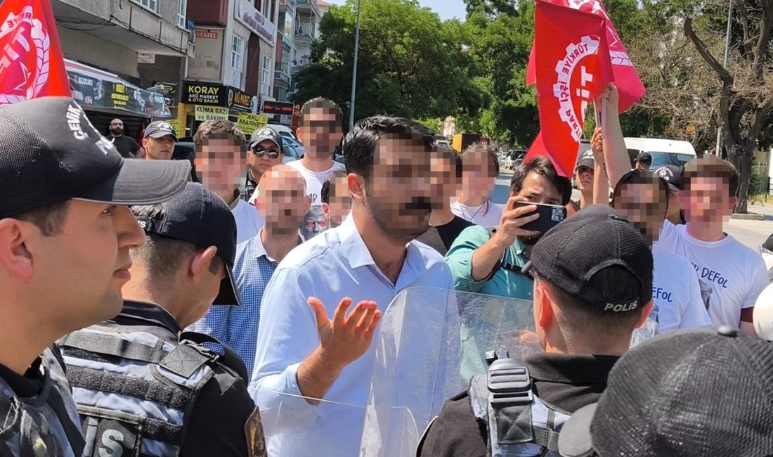 Ankara'da izinsiz şekilde eylem yapan NATO karşıtı bir grup gözaltına