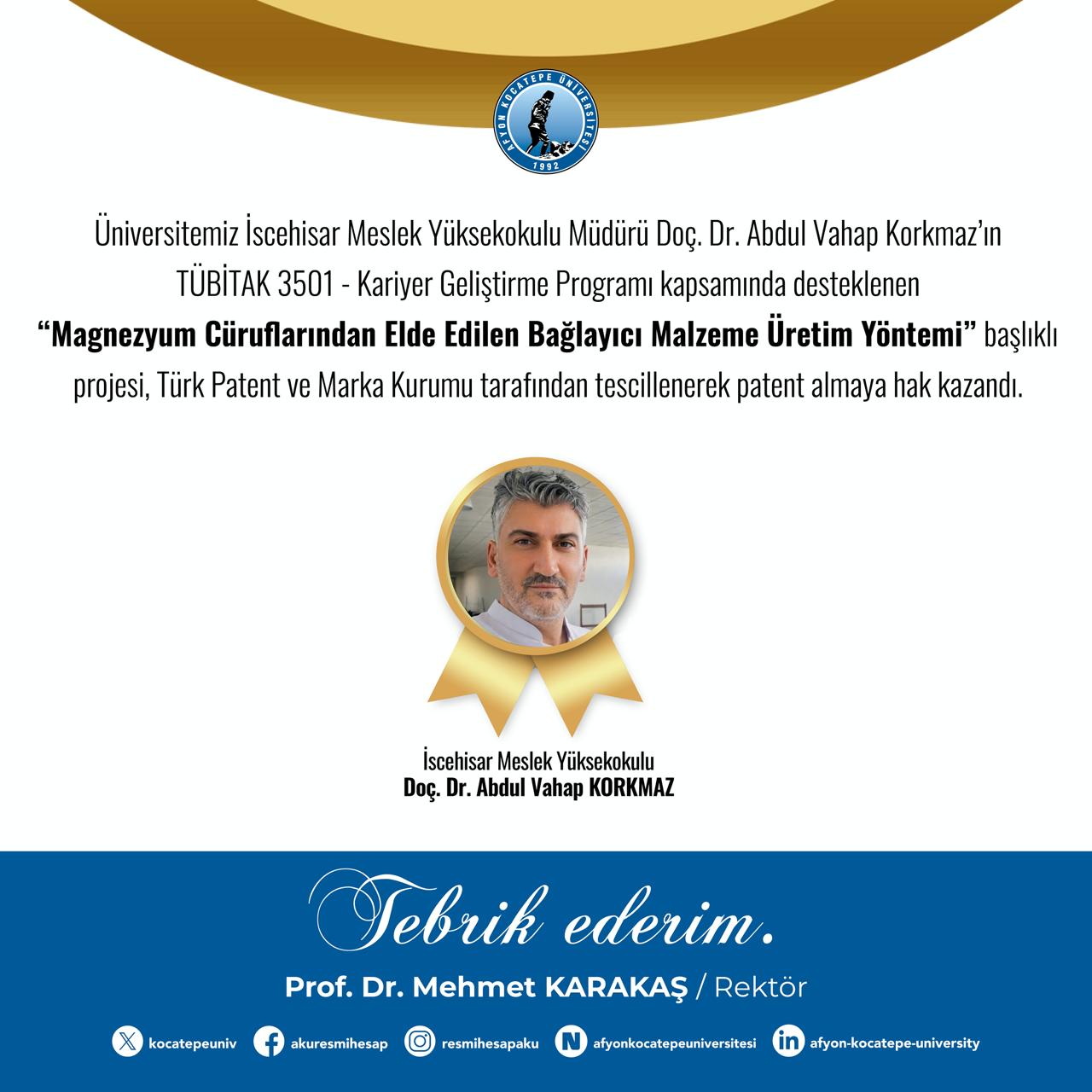 Patent alan proje sıfır karbon hedefiyle dikkat çekiyor